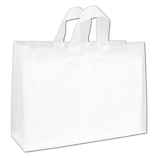 Clear Frosted High Density Flex Loop Shoppers