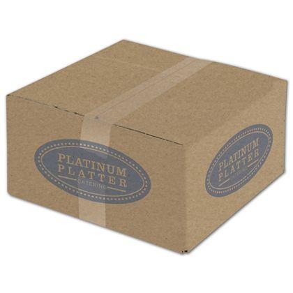Custom-Printed Corrugated Boxes, 2 Sides, Kraft, Extra Large, 2 Bundles