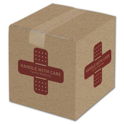 Custom-Printed Corrugated Boxes, 2 Sides, Kraft, Medium, 2 Bundles