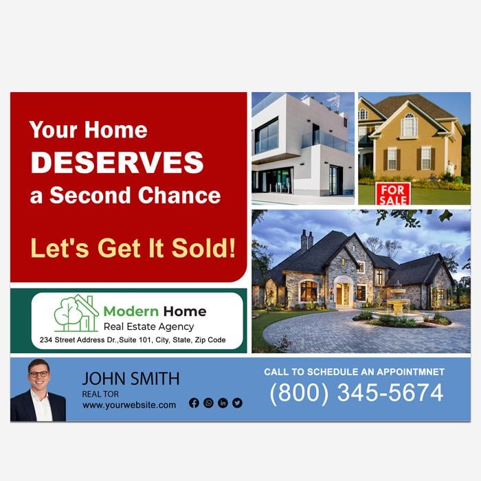 Real Estate Agent Postcard Printing DesignsnPrint