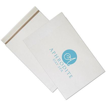 Custom Printed Eco-Friendly Shipping Envelope, White, 14 1/4 x 20"