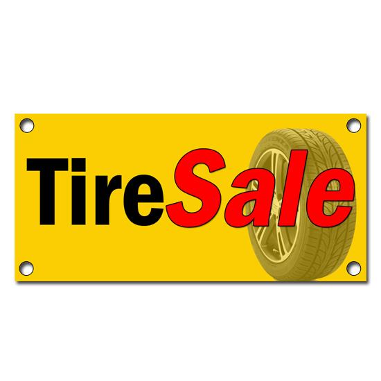 Tire Sale Vinyl Banner