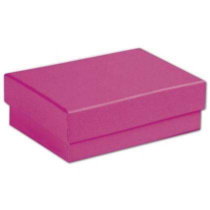 Colored Earrings Jewelry Boxes, Fuchsia