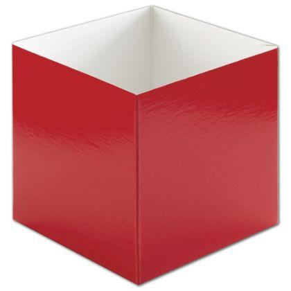 Hi-Wall Gift Box Bottoms, Red, Large