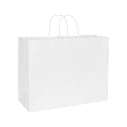 Vogue Shoppers Bag, Recycled Kraft, 16 X 6 X 12 1/2"