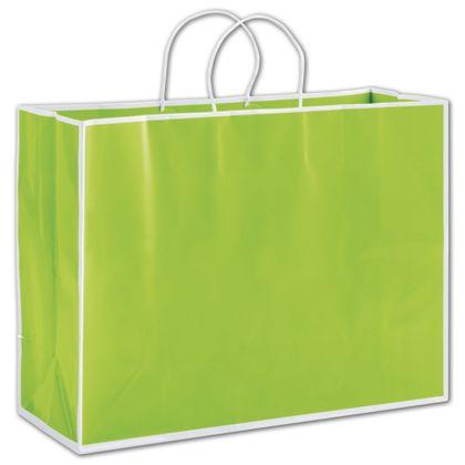 Berkley Shoppers Bag, Lime, 16 X 6 X 12"