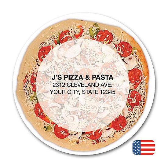 Pizza Magnet, Printed Personalized Logo, Promotional Item, 500
