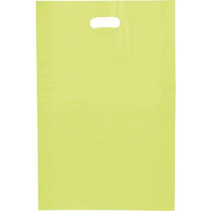 Frosted Colored Merchandise Bag, Lime Green, 14 x 3 x 21"