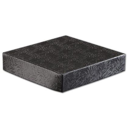Hi-Wall Gift Box Lids, Black Swirl, Medium