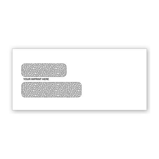 Double Window Envelopes - 9 X 4 1/8 Confidential Envelope