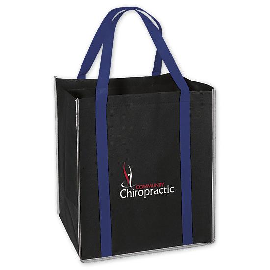Reflective Metro Enviro-Shopper Bag, Printed Personalized Logo, Promotional Item, 75
