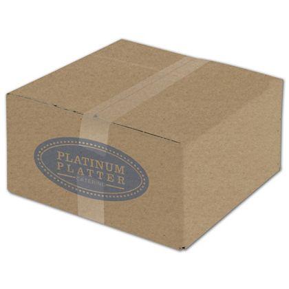 Customized Cardboard Boxes, Kraft, 12 x 12 x 6"