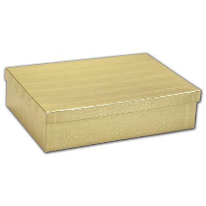 Necklace Jewelry Boxes, Gold Foil Embossed, Extra Large