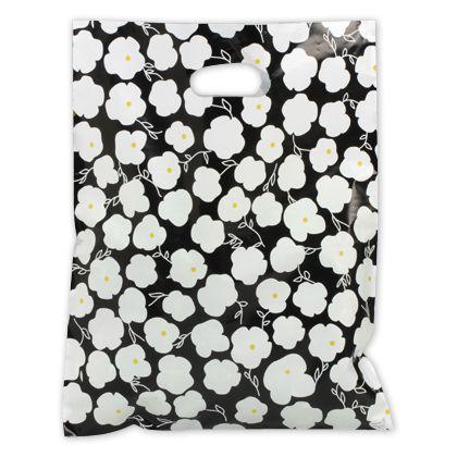 Frosted Patterned Merchandise Bags, Martine, 12 x 15"