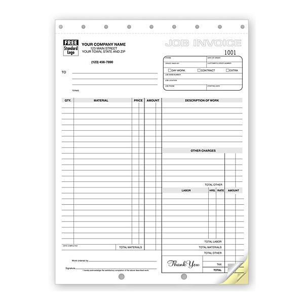 Gutter Installation Invoice Printing DesignsnPrint
