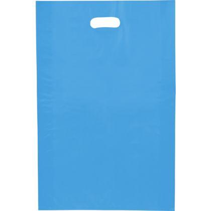 Frosted Colored Merchandise Bag, Blue, 14 x 3 x 21"