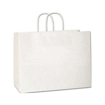 Vogue Shoppers Bag, Recycled White, 16 x 6 x 12 1/2"