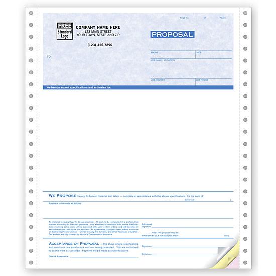 Business Proposal Continuous Forms