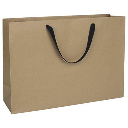 Upscale Shopping Bags, Chelsea Kraft, 20 X 6 X 14"
