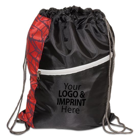 Designer String-A-Sling Backpack, Printed Personalized Logo, Promotional Item, 50