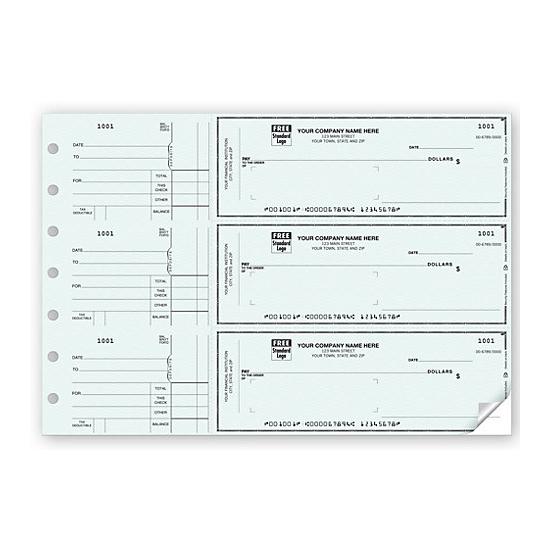 Manual Business Window Envelope Check, Personalized