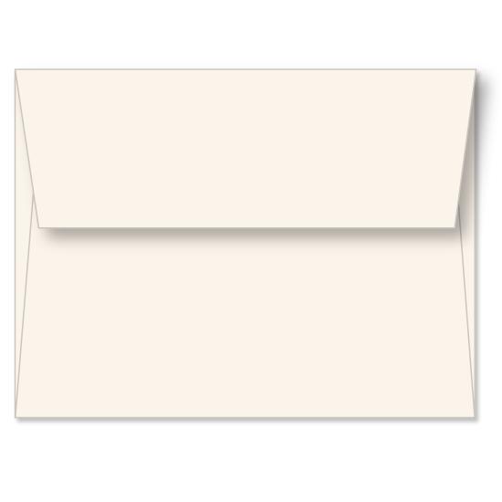Natural Linen Announcement Envelope A6 (4 3/4 X 6 1/2) - Custom Printed