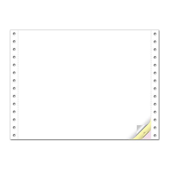 9-1/2 x 7 inch Continuous Pinfeed Blank Computer Paper