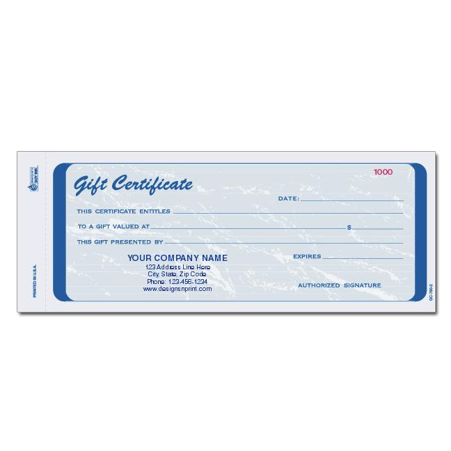 Gift Certificate For Business