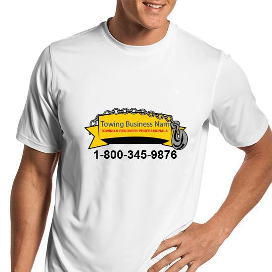 Custom Printed Tow Truck Towing T Shirt