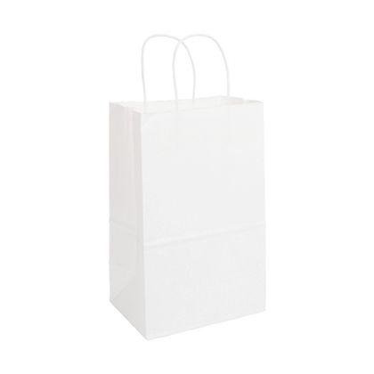 Debbie Shoppers Bag, Recycled White, 8 3/4 X 6 X 14"