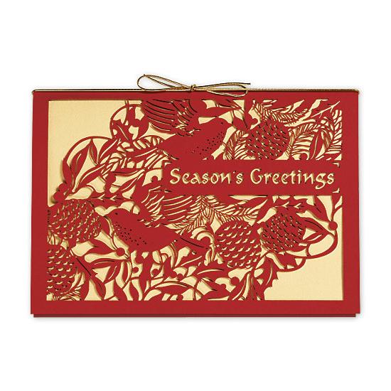 Storybook Bough Laser Cut Holiday Cards