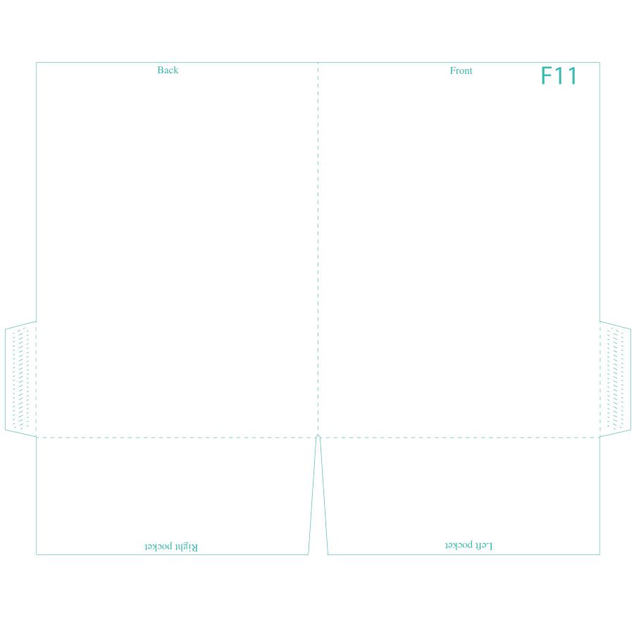Presentation Folder - 9 x 12" - Two Pockets F1-1