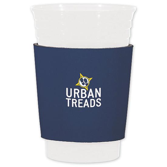 Comfort Grip Cup Sleeve, Printed Personalized Logo, Promotional Item, 100