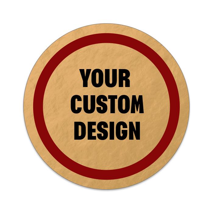Custom Gold Foil Stickers | Hot Foil Stamping