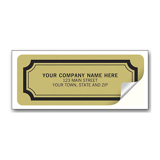 Gold Foil Stickers Embossed