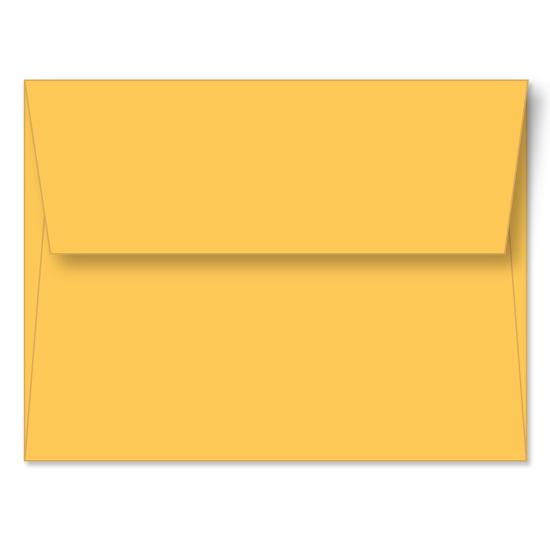 Yellow Announcement Envelope A2 (4 3/8 X 5 3/4) - Custom Printed