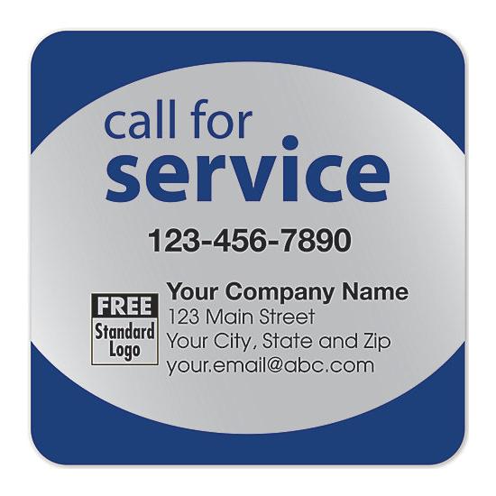 Hvac Service Label