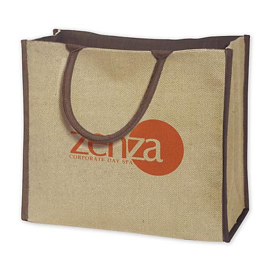 Super Jute Tote Bag, Jute Fabric, Printed Personalized Logo, Promotional Item, 25