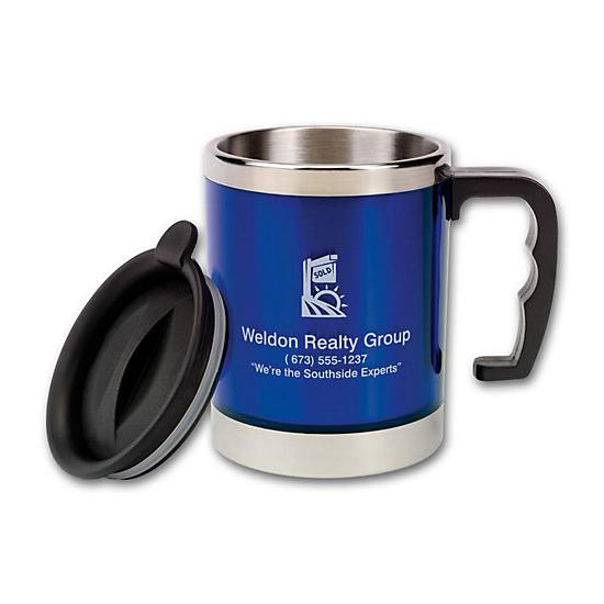 Stainless Desk Mugs, Printed Personalized Logo, Promotional Item, 38