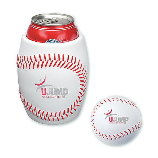 Baseball In Can Holder Combo, Printed Personalized Logo, Promotional Item, 100