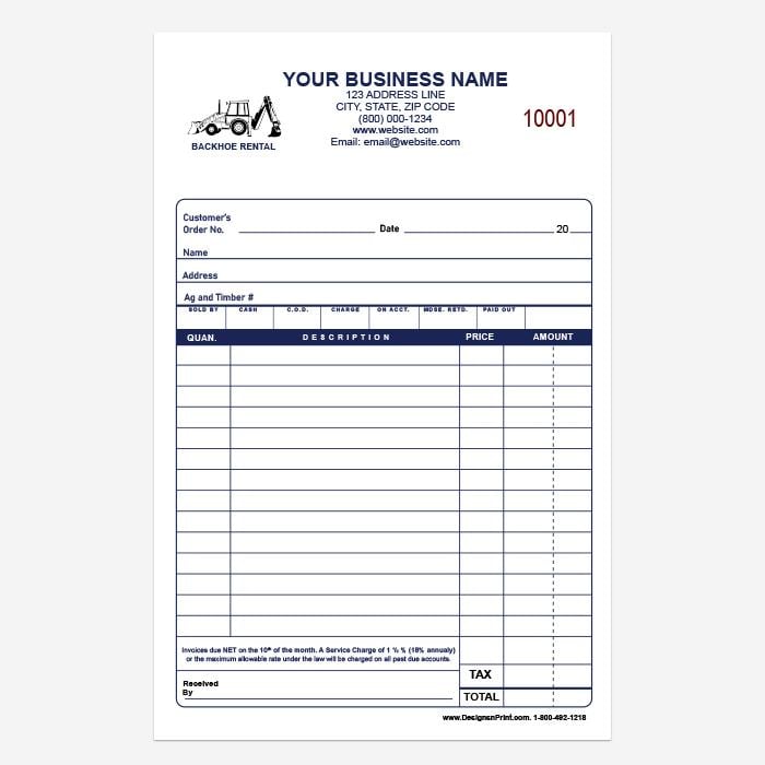 TOPS Credit Card Sales Slip Forms 15 lb 3 Part Carbonless Copy 3