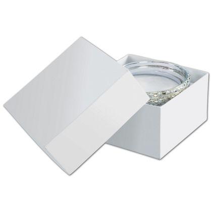Berkley Bangles Jewelry Boxes, Solid White