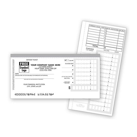 Pocket Size Deposit Tickets - Personalized