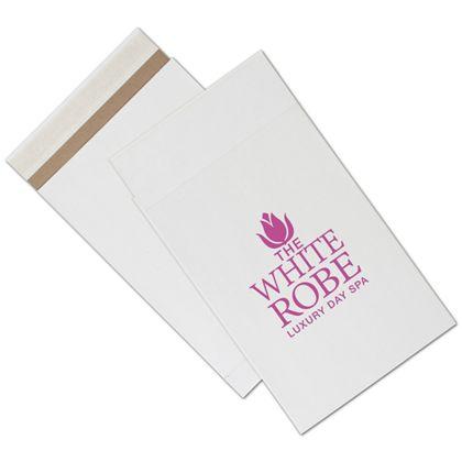 Custom eco friendly packaging, White, Large 9 1/2 x 14 1/2"