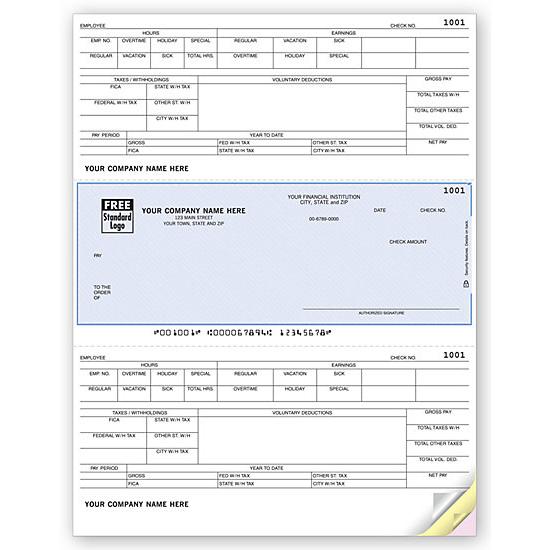 Laser Payroll Check, Compatible With RealWorld