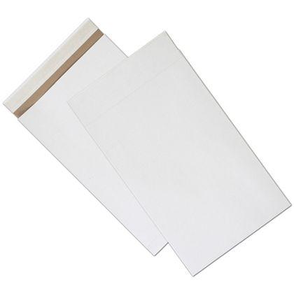 Unprinted Eco-Shipper Mailers, White, 12 1/2 x 4 x 20"