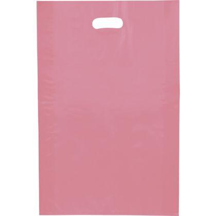 Frosted Colored Merchandise Bag, Cerise, 14 x 3 x 21"