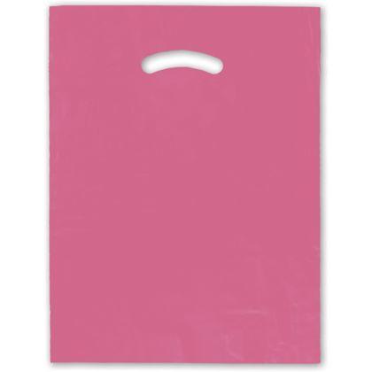 Pink Plastic Bags, Large 12 x 15"