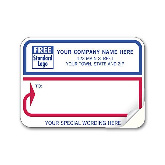 Shipping Label with Return Address