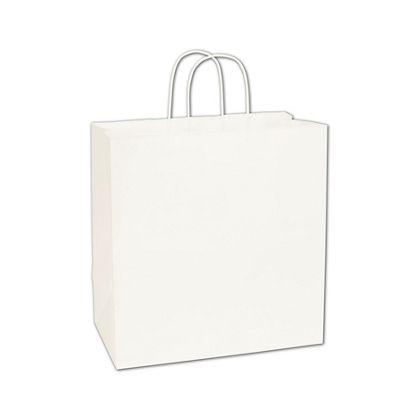 Star Shoppers Bag, White, 13 x 7 x 13"